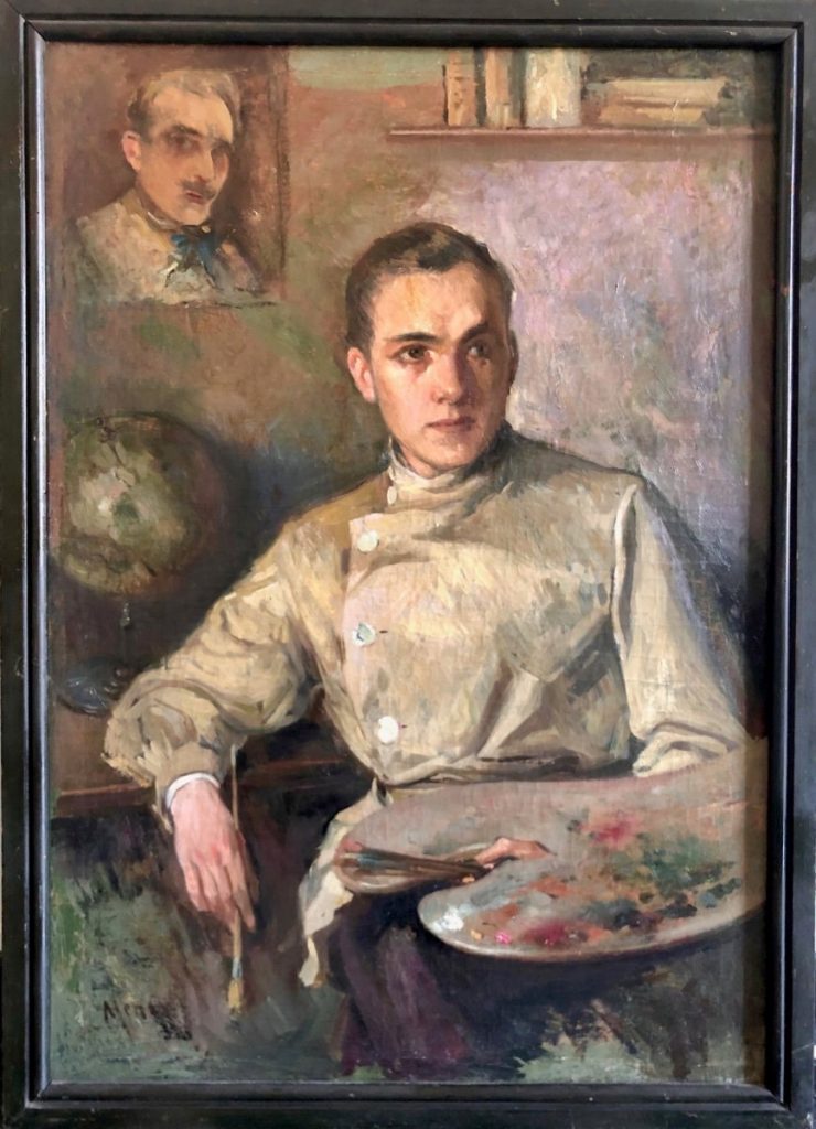 Portrait d’Un Jeune Peintre, Tableau Vers 1930