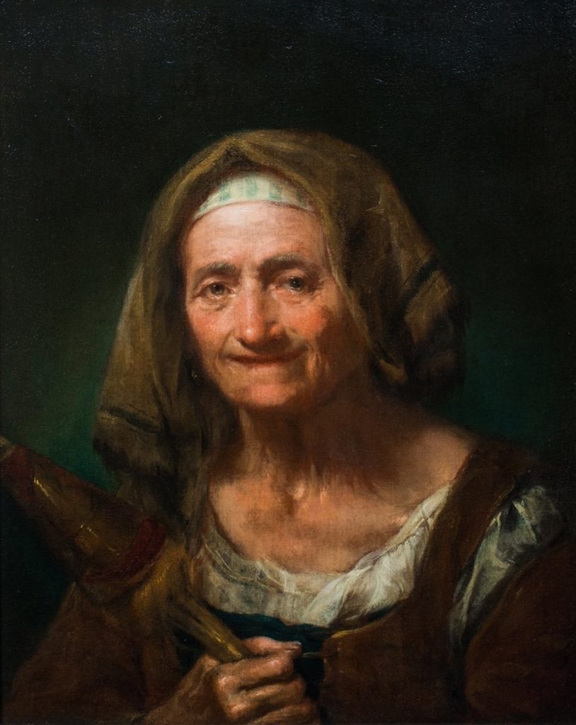 Portrait d’Une Femme âgée, XVIIIe Siècle – Vigneau Gallerie